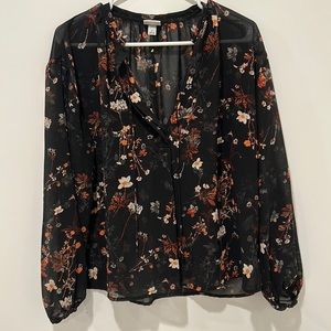 A New Day Floral Top